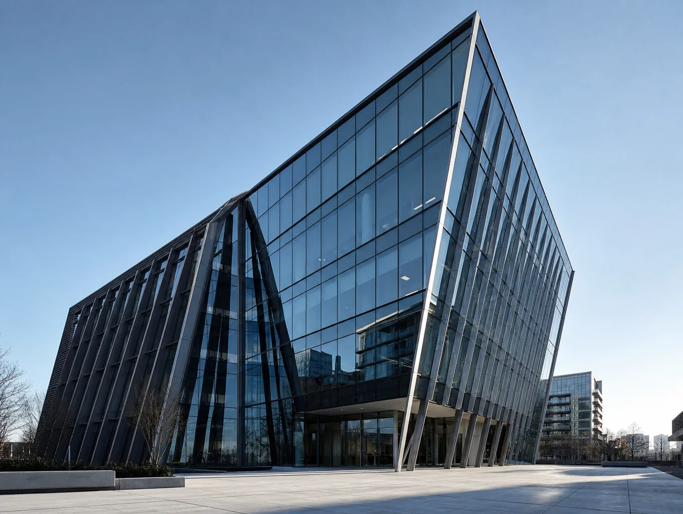 Modern architectural structure representing stability